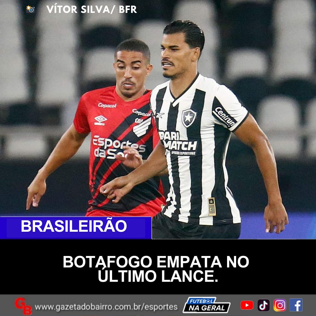 Botafogo empata no último lance