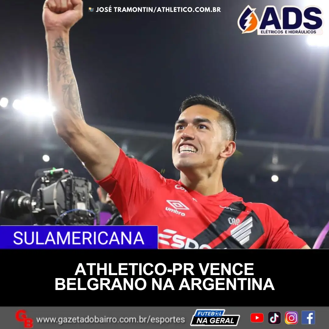 O Athletico vence o Belgrano, está classificado para as quartas de final da Sulamericana