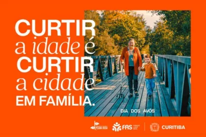 Campanha em Curitiba busca a valorização da pessoa idosa