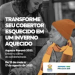 PCPR participa da quarta edição da campanha Aquece Paraná 2023