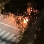 VÍDEO: Carro pega fogo em Curitiba e causas ainda são um mistério