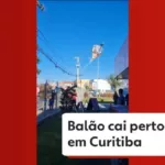 Balão cai perto de UPA em Curitiba e deixa milhares sem luz | Paraná - G1 - Globo