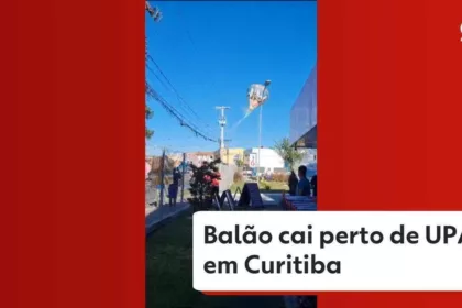 Balão cai perto de UPA em Curitiba e deixa milhares sem luz | Paraná - G1 - Globo
